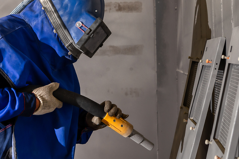 sand blasting by The Deburring Company in Livonia, MI